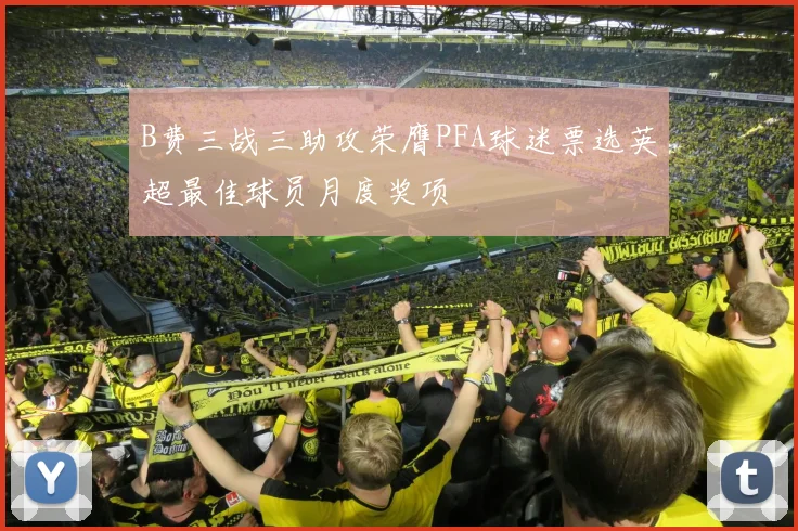 B费三战三助攻荣膺PFA球迷票选英超最佳球员月度奖项